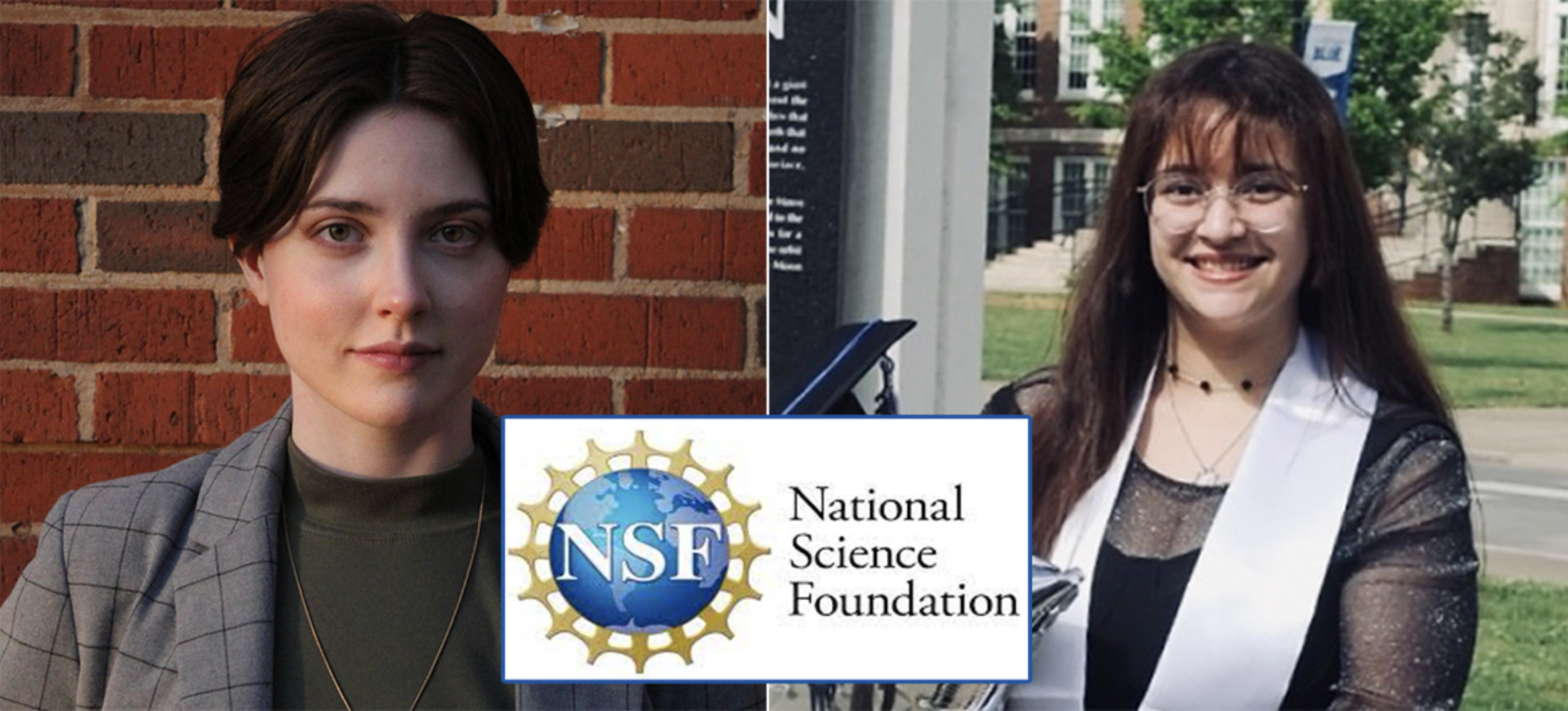Monika Fouad, who just graduated with her degree in professional physics and biochemistry and will continue her studies at Michigan State University this fall, and Dara Zwemer, a psychology alumni and Ph.D. student at the University of Utah, both earned spots in the five-year NSF Graduate Research Fellowship Program.
