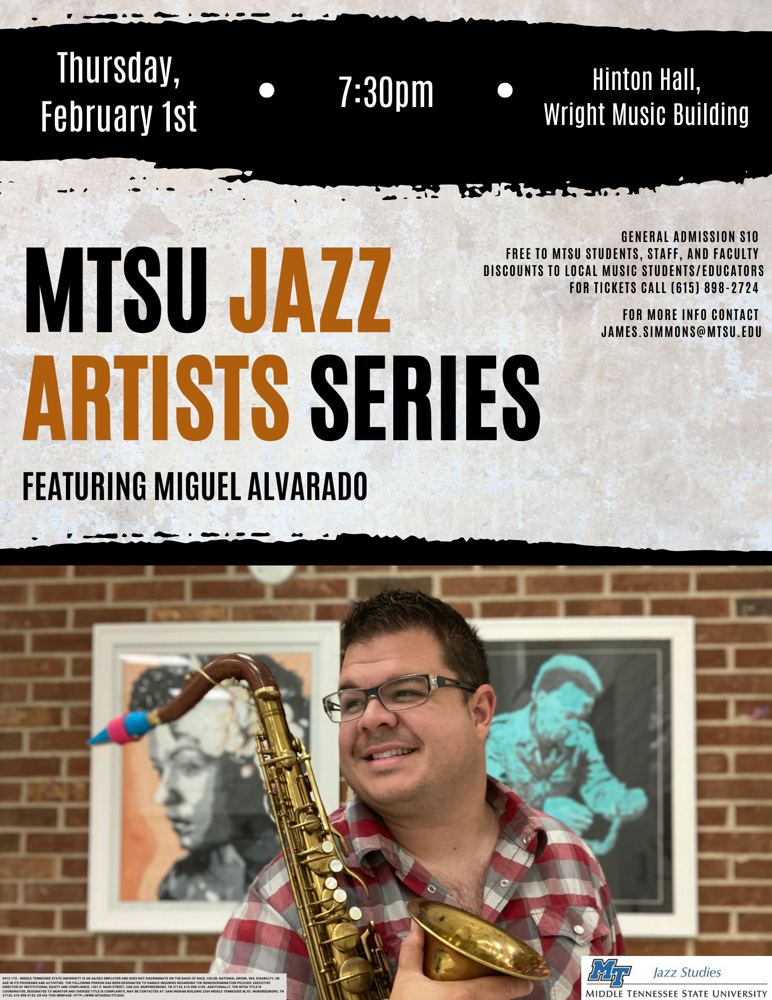Jazz Artist Series Spring 24
